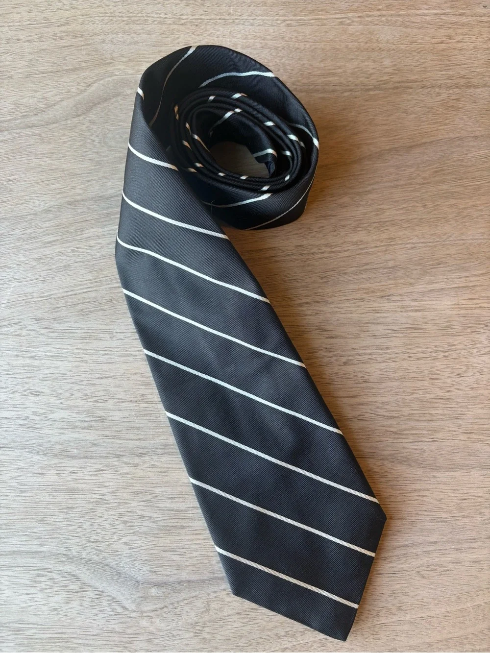 Polo by Ralph Lauren 100% Silk Tie Striped Handmade